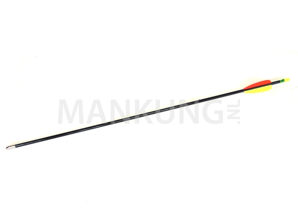 Fibreglass Archery Arrows Armex fibre glass arrows 26" Black CNC Steel Tip x 10