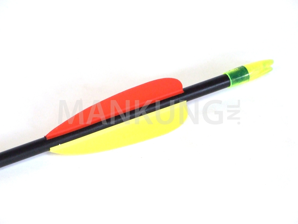 Fibreglass Archery Arrows Armex fibre glass arrows 26" Black CNC Steel Tip x 10