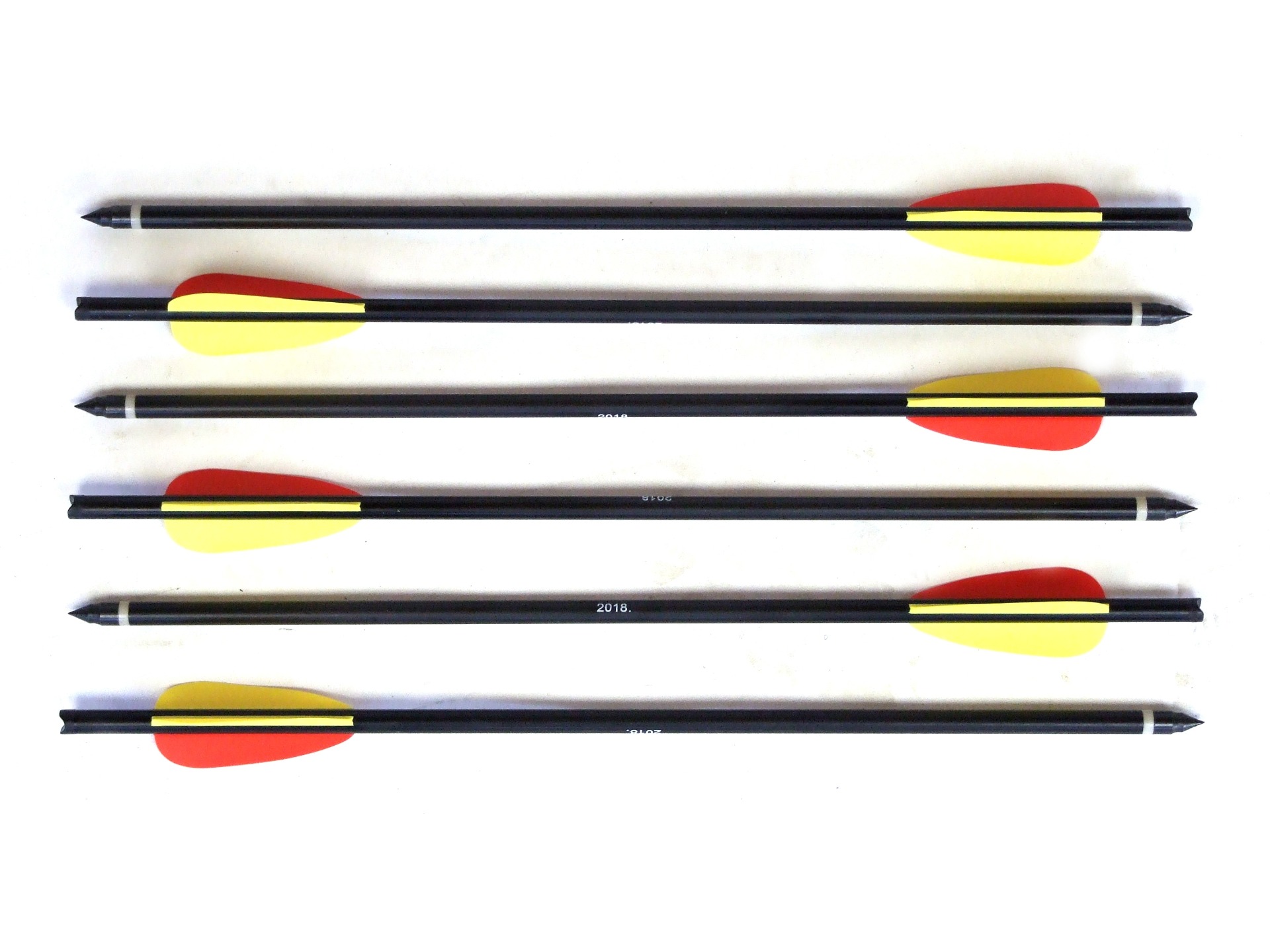 vanes 2,6" by Ek Archery aluminium bolts 5 x 16" crossbow bolt red 2018